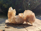 Natural Smokey Cascading Phantom Quartz Clusters x 18 From Luena, Congo - Toprock Gemstones and Minerals 
