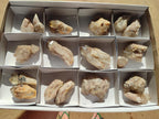 Natural Smokey Cascading Phantom Quartz Clusters x 18 From Luena, Congo - Toprock Gemstones and Minerals 
