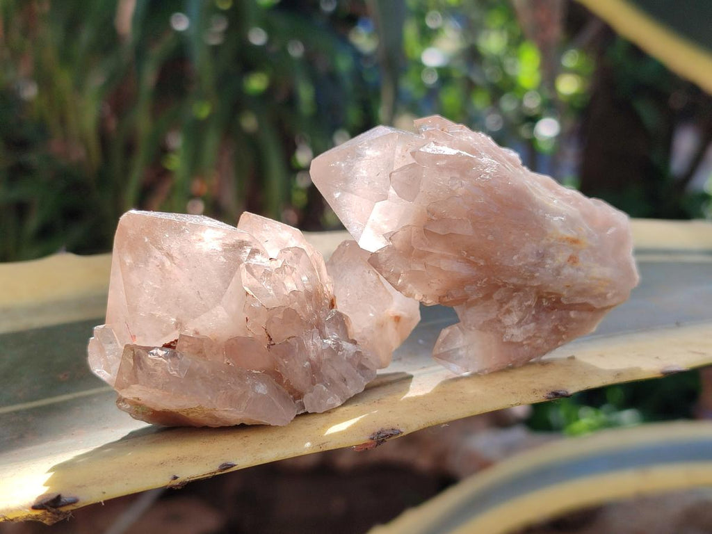Natural Smokey Cascading Phantom Quartz Clusters x 18 From Luena, Congo - Toprock Gemstones and Minerals 