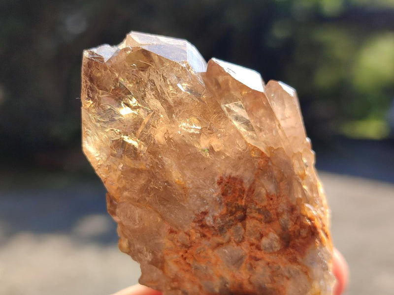 Natural Smokey Cascading Phantom Quartz Clusters x 18 From Luena, Congo - Toprock Gemstones and Minerals 