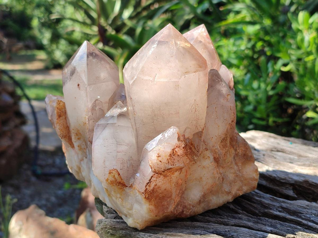 Polished Large Red Hematoid Quartz Cluster x 1 From Karoi, Zimbabwe - Toprock Gemstones and Minerals 