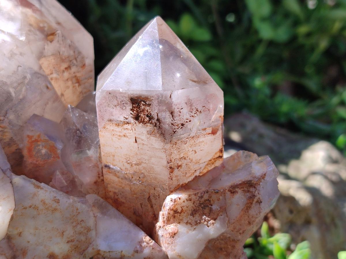 Polished Large Red Hematoid Quartz Cluster x 1 From Karoi, Zimbabwe - Toprock Gemstones and Minerals 