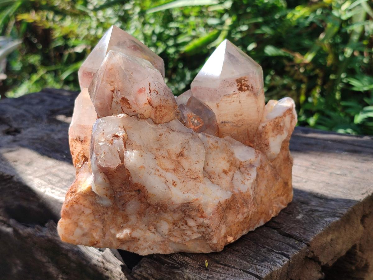 Polished Large Red Hematoid Quartz Cluster x 1 From Karoi, Zimbabwe - Toprock Gemstones and Minerals 