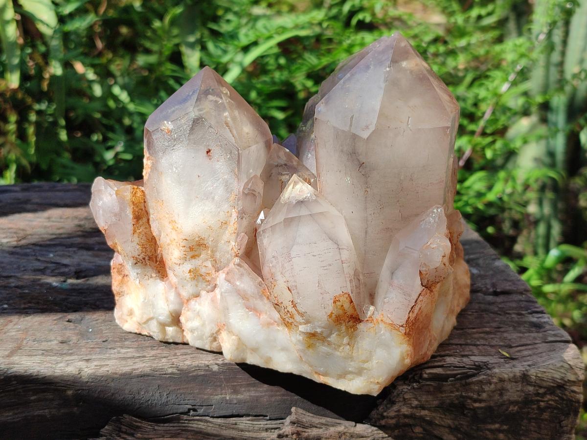 Polished Large Red Hematoid Quartz Cluster x 1 From Karoi, Zimbabwe - Toprock Gemstones and Minerals 