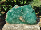 Polished On One Side Mtorolite Chrysoprase Plates x 4 From Mutorashanga, Zimbabwe - Toprock Gemstones and Minerals 