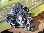 Natural Schorl Black Tourmaline with Feldspar Specimens x 6 From Erongo, Namibia - Toprock Gemstones and Minerals 