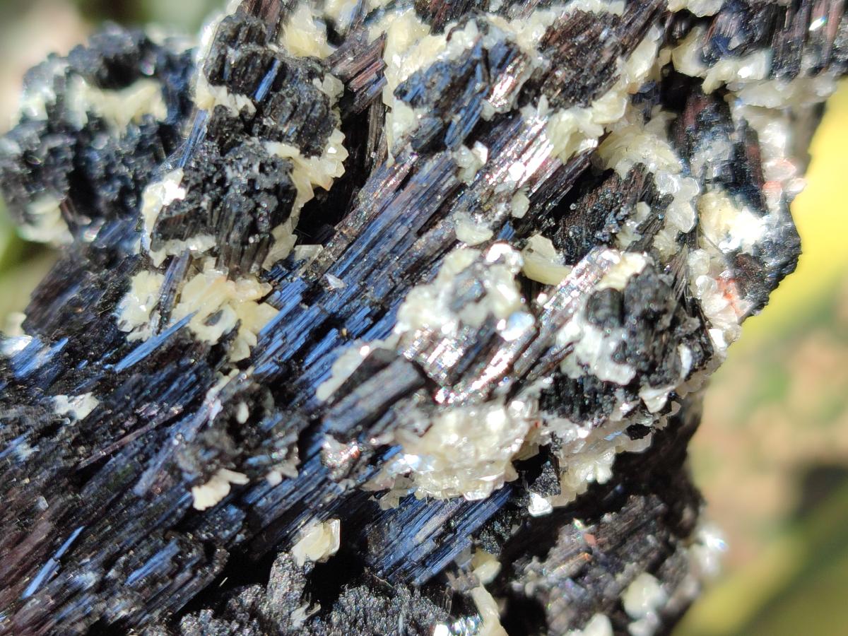 Natural Schorl Black Tourmaline with Feldspar Specimens x 6 From Erongo, Namibia - Toprock Gemstones and Minerals 