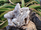 Natural Drusy Cabinet Lesotho Quartz and Calcite Cluster Specimens x 2 From Albert's Mountain, Lesotho - Toprock Gemstones and Minerals 