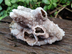 Natural Drusy Cabinet Lesotho Quartz and Calcite Cluster Specimens x 2 From Albert's Mountain, Lesotho - Toprock Gemstones and Minerals 
