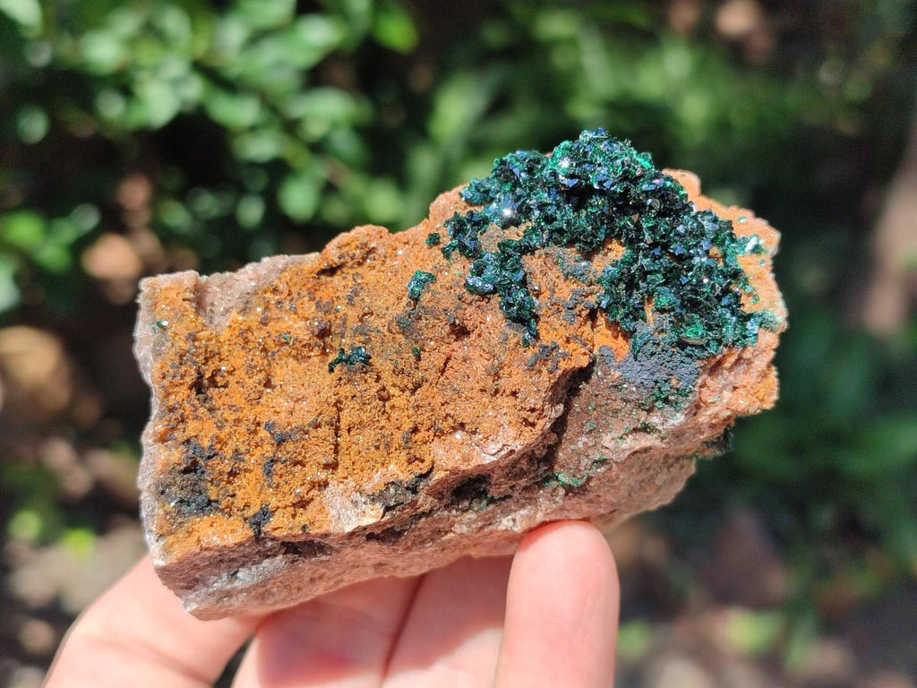 Natural Rare Crystalline Malachite Specimens x 6 From Tenke Fungurume, Congo - Toprock Gemstones and Minerals 