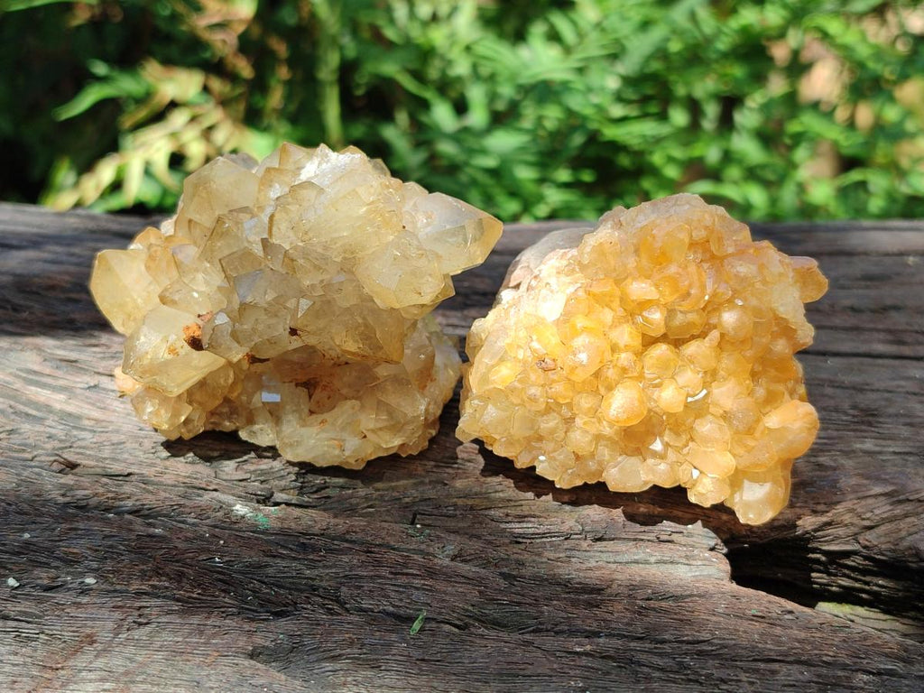Natural Limonite Quartz Clusters x 12 From Solwezi, Zambia - Toprock Gemstones and Minerals 