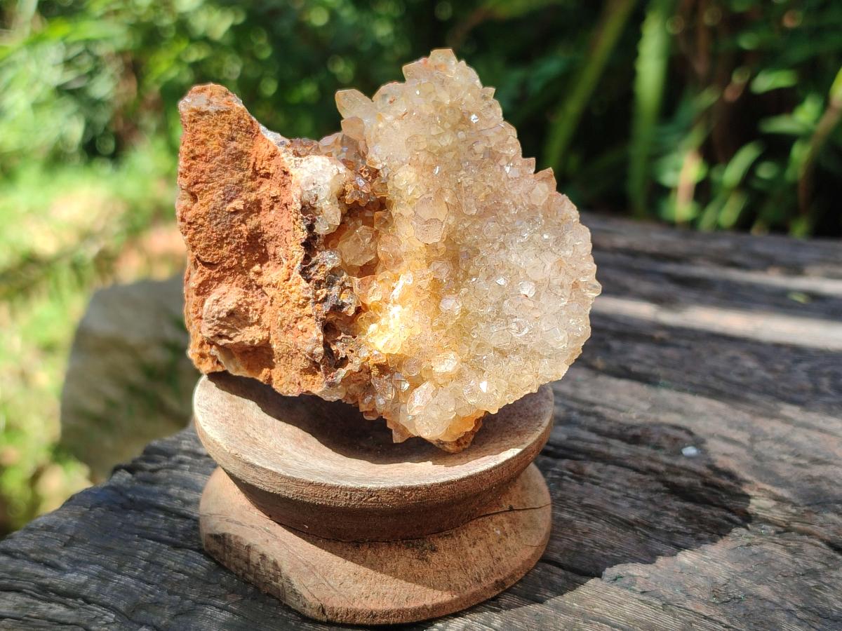 Natural Limonite Quartz Clusters x 12 From Solwezi, Zambia - Toprock Gemstones and Minerals 