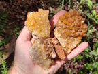 Natural Limonite Quartz Clusters x 12 From Solwezi, Zambia - Toprock Gemstones and Minerals 