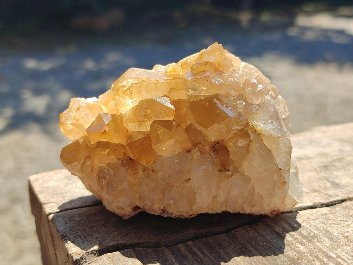 Natural Limonite Quartz Clusters x 12 From Solwezi, Zambia - Toprock Gemstones and Minerals 