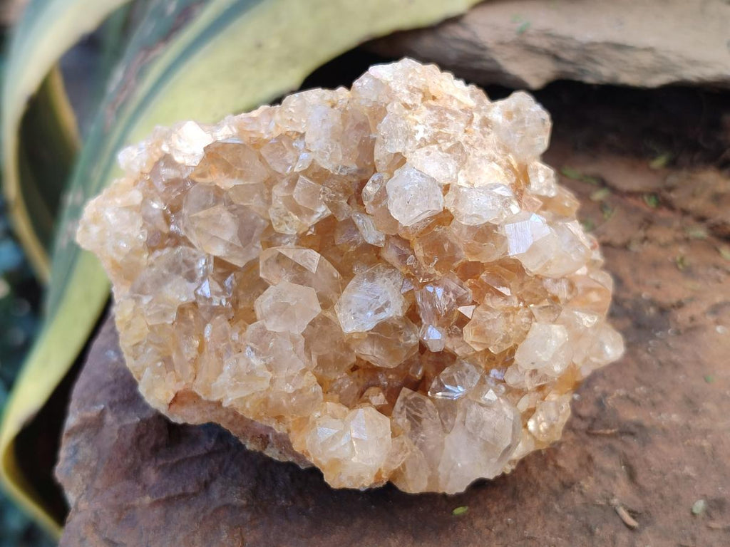 Natural Limonite Quartz Clusters x 12 From Solwezi, Zambia - Toprock Gemstones and Minerals 