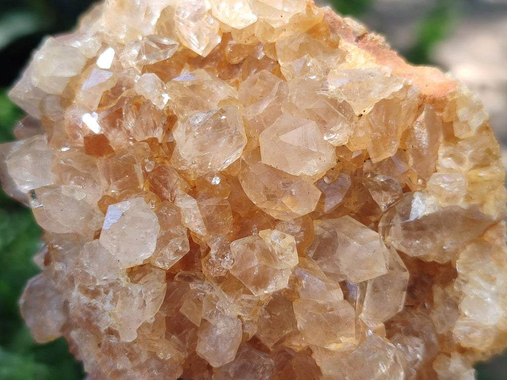 Natural Limonite Quartz Clusters x 12 From Solwezi, Zambia - Toprock Gemstones and Minerals 