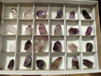 Polished Smokey Amethyst Window Crystals x 24 From Akansobe, Madagascar - Toprock Gemstones and Minerals 