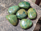 Polished Chrome Verdite Gemstone Free Forms x 12 From Zimbabwe - Toprock Gemstones and Minerals 