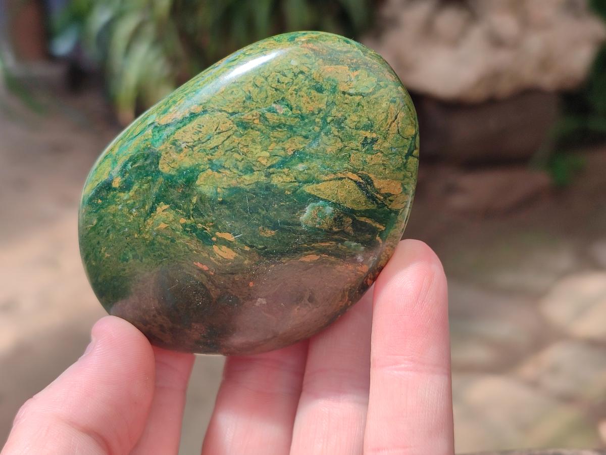 Polished Chrome Verdite Gemstone Free Forms x 12 From Zimbabwe - Toprock Gemstones and Minerals 