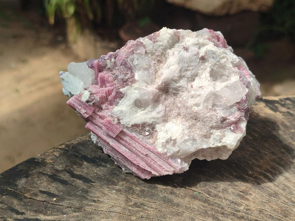 Natural Pink Rubellite Tourmaline Specimens x 4 From Karibib, Namibia - Toprock Gemstones and Minerals 