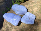 Polished Blue Lace Agate Free Forms x 20 From Nsanje, Malawi - Toprock Gemstones and Minerals 