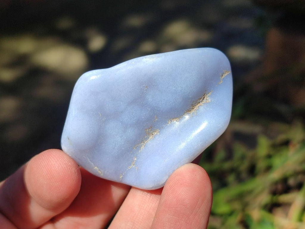 Polished Blue Lace Agate Free Forms x 20 From Nsanje, Malawi - Toprock Gemstones and Minerals 