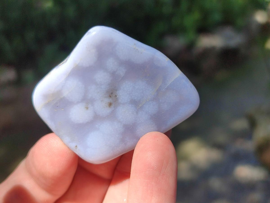 Polished Blue Lace Agate Free Forms x 20 From Nsanje, Malawi - Toprock Gemstones and Minerals 