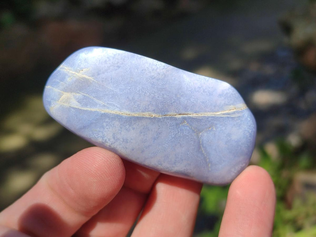 Polished Blue Lace Agate Free Forms x 20 From Nsanje, Malawi - Toprock Gemstones and Minerals 