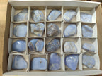 Polished Blue Lace Agate Free Forms x 20 From Nsanje, Malawi - Toprock Gemstones and Minerals 