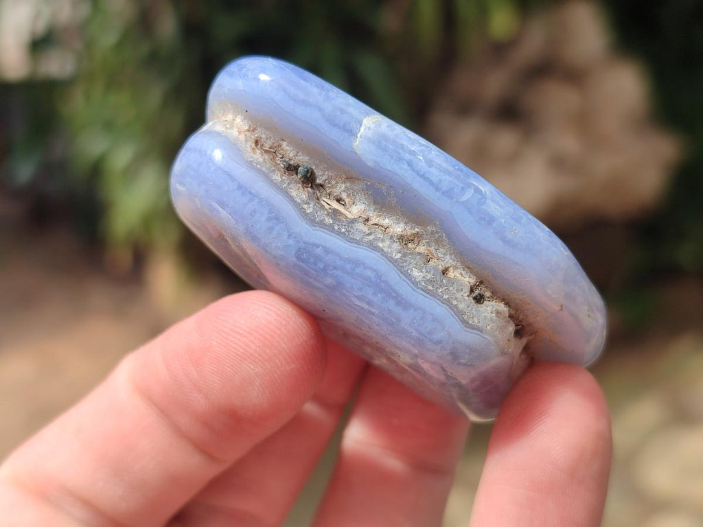 Polished Blue Lace Agate Free Forms x 20 From Nsanje, Malawi - Toprock Gemstones and Minerals 