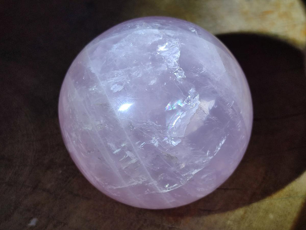 Polished Gemmy Star Rose Quartz Spheres x 2 From Madagascar - Toprock Gemstones and Minerals 
