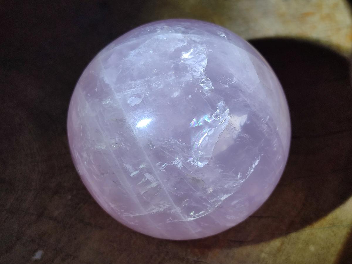 Polished Gemmy Star Rose Quartz Spheres x 2 From Madagascar - Toprock Gemstones and Minerals 