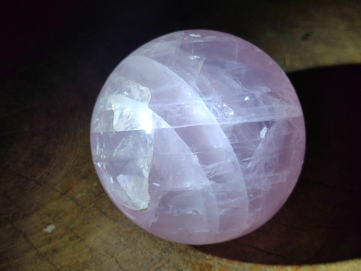 Polished Gemmy Star Rose Quartz Spheres x 2 From Madagascar - Toprock Gemstones and Minerals 