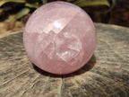 Polished Gemmy Star Rose Quartz Spheres x 2 From Madagascar - Toprock Gemstones and Minerals 