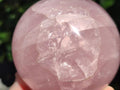 Polished Gemmy Star Rose Quartz Spheres x 2 From Madagascar - Toprock Gemstones and Minerals 