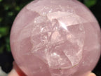 Polished Gemmy Star Rose Quartz Spheres x 2 From Madagascar - Toprock Gemstones and Minerals 