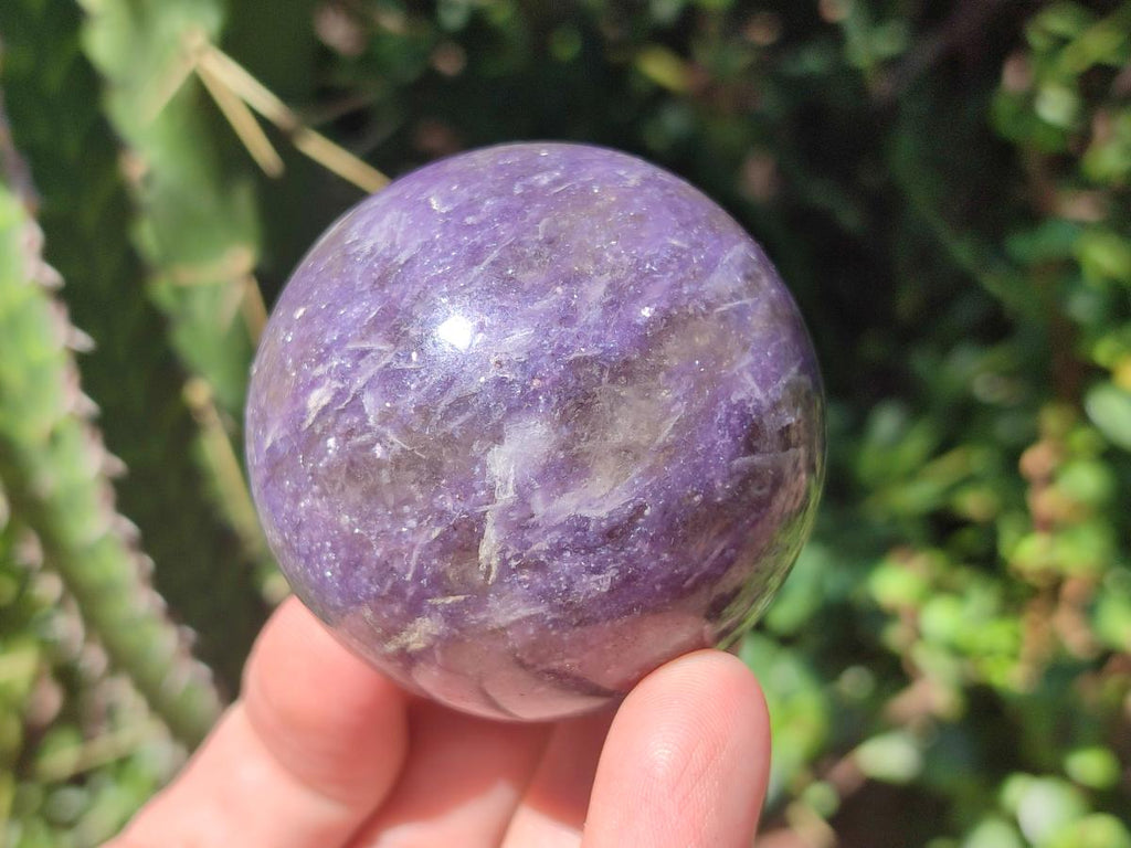 Polished Lepidolite Spheres x 6 From Ambatondrazaka, Madagascar - Toprock Gemstones and Minerals 