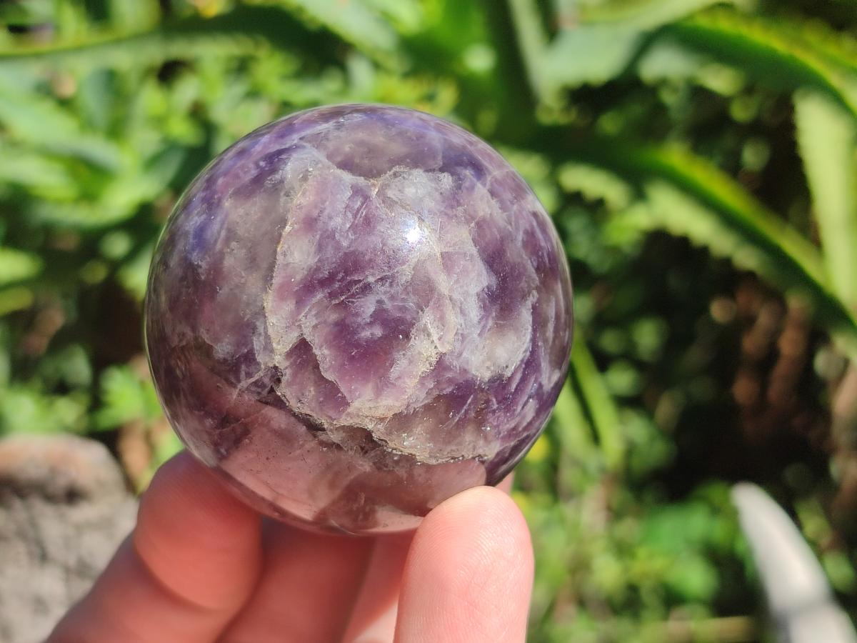 Polished Lepidolite Spheres x 6 From Ambatondrazaka, Madagascar - Toprock Gemstones and Minerals 