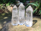 Polished Clear Quartz Display Crystals x 6 From Madagascar - Toprock Gemstones and Minerals 