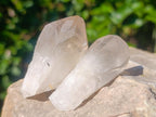 Natural Smokey Candle Quartz Crystals x 35 From Zimbabwe - Toprock Gemstones and Minerals 