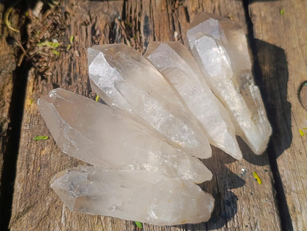 Natural Smokey Candle Quartz Crystals x 35 From Zimbabwe - Toprock Gemstones and Minerals 