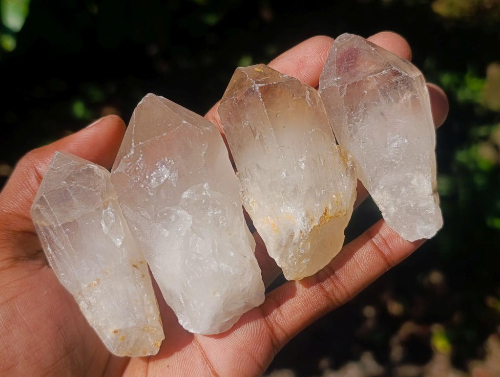 Natural Smokey Candle Quartz Crystals x 35 From Zimbabwe - Toprock Gemstones and Minerals 