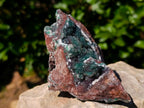 Natural Drusy Coated Ball Malachite Specimens x 2 From Lupoto Mine, Congo - Toprock Gemstones and Minerals 