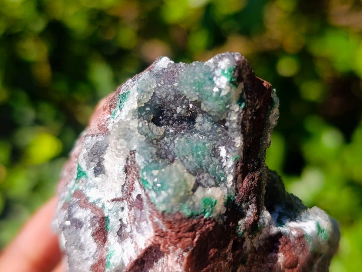 Natural Drusy Coated Ball Malachite Specimens x 2 From Lupoto Mine, Congo - Toprock Gemstones and Minerals 
