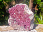 Natural Dark Pink Salrose Cobaltoan Dolomite Specimens x 2 From Kakanda, Congo - Toprock Gemstones and Minerals 