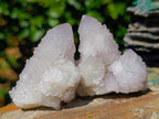 Natural Lilac Amethyst Spirit Quartz Clusters and Crystals x 12 From Boekenhouthoek, South Africa - Toprock Gemstones and Minerals 