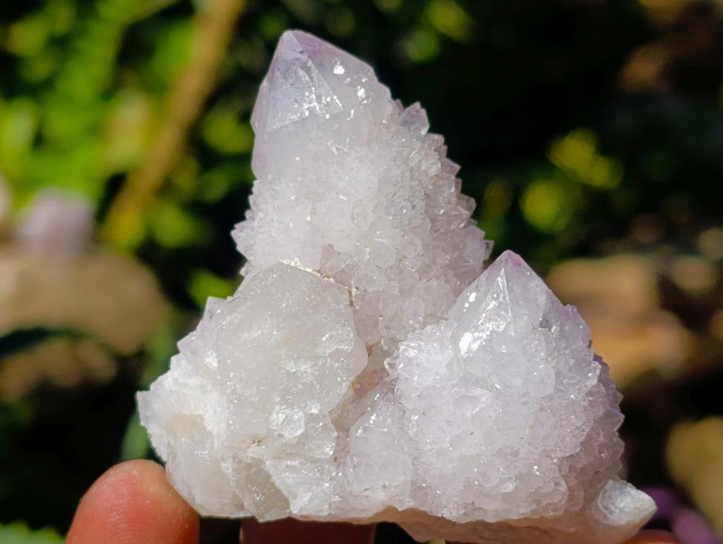 Natural Lilac Amethyst Spirit Quartz Clusters and Crystals x 12 From Boekenhouthoek, South Africa - Toprock Gemstones and Minerals 