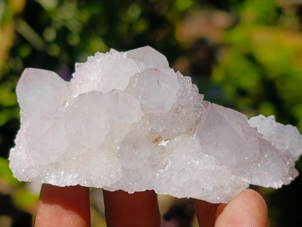 Natural Lilac Amethyst Spirit Quartz Clusters and Crystals x 12 From Boekenhouthoek, South Africa - Toprock Gemstones and Minerals 