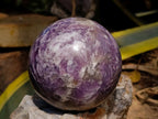 Polished Lepidolite Spheres x 2 From Ambatondrazaka, Madagascar - Toprock Gemstones and Minerals 