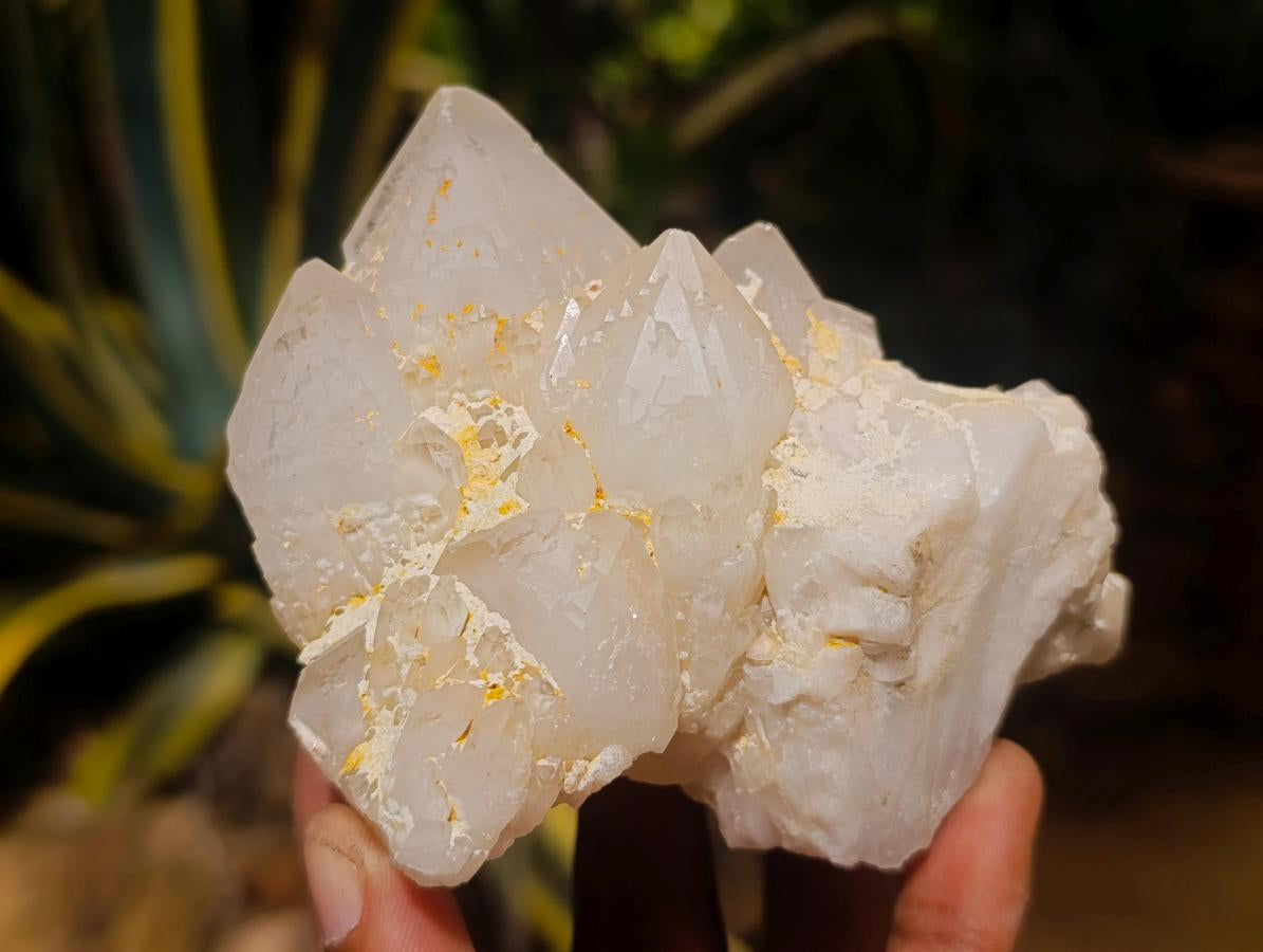 Natural Cascading Etched Candle Quartz Clusters x 6 From Antsirabe, Madagascar - Toprock Gemstones and Minerals 